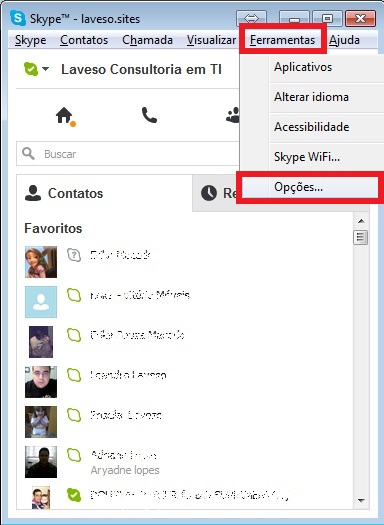 Desativar e apagar histórico de conversas do Skype