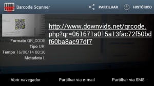 Abrir Link QR Code no Android
