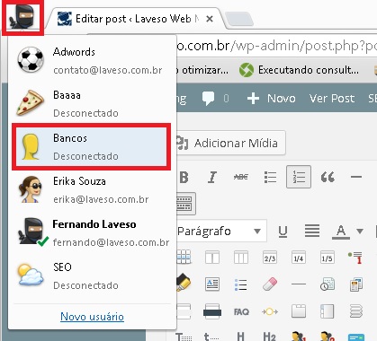 Perfil Google Chrome