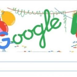 Aniversário da Google - 18 anos
